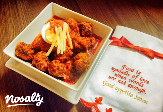Beef kofta curry