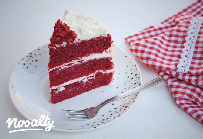 Red velvet- Vörösbársony-torta