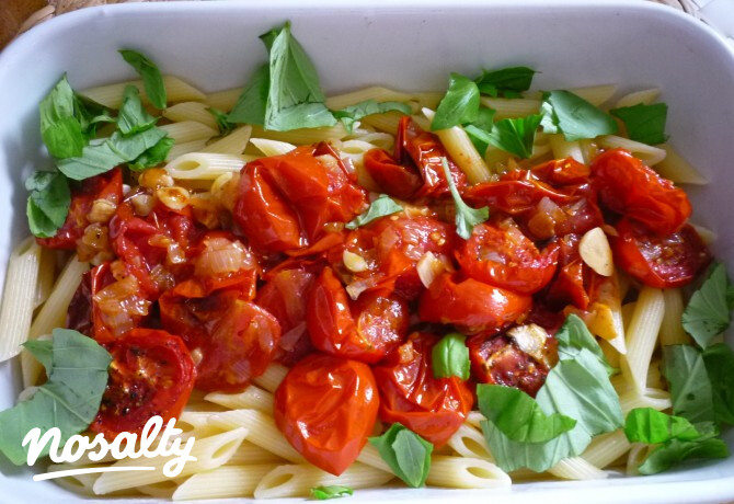 Penne sült paradicsommal