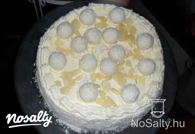 Raffaello torta kókusztejjel