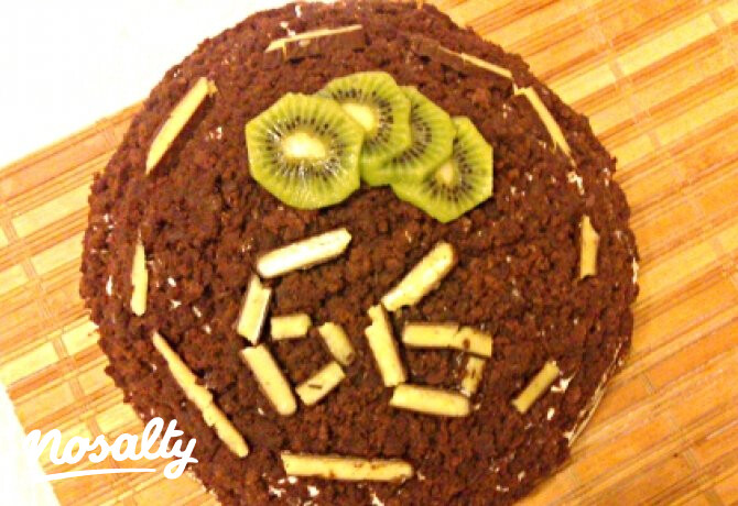 Kivis vakondtúrás torta