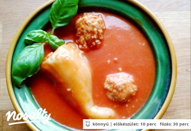 Töltött paprika jázmin rizzsel
