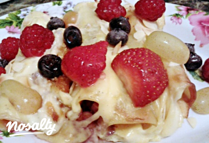 Gyümölcsös cannelloni