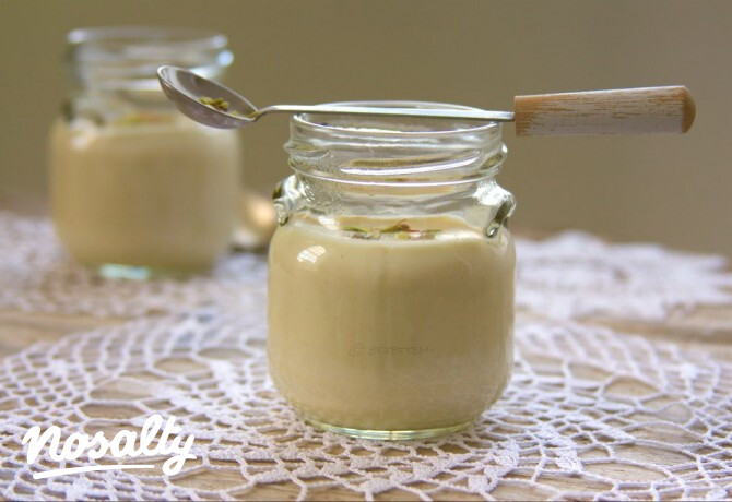 Panna cotta kardamommal