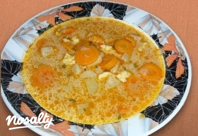 Kapros karalábéleves