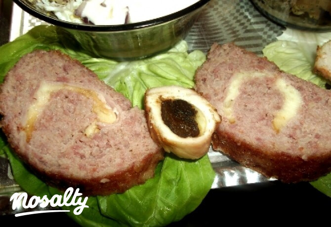 Cordon bleu darált húsból