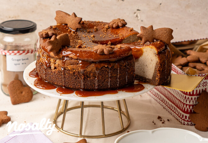 Mézeskalácsos sajttorta