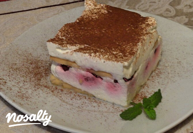 Spekulatius tiramisu málnával