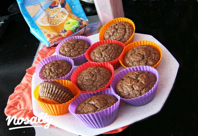 Zabpehelylisztes fogyókúrás muffin