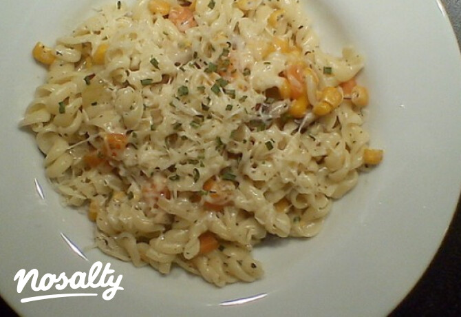 Zöldséges fusilli