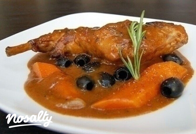Lapin aux olives