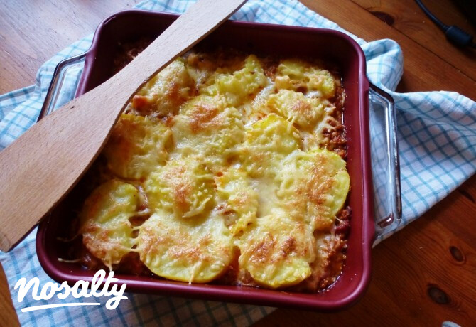 Bolognai burgonya gratin