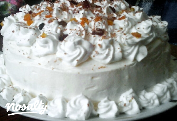 Narancsos orosz krémtorta