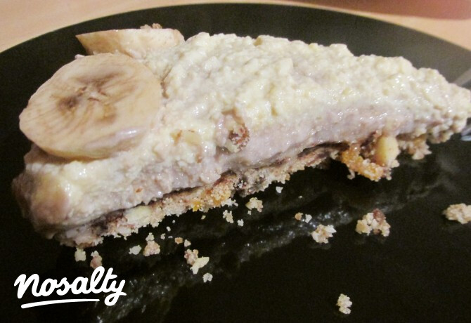 Nyers banoffee pie
