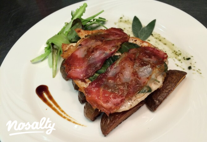 Saltimbocca csirkéből