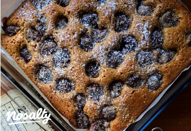Egyszerű meggyes pite 2.