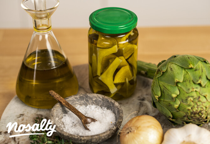 Carciofi sott’olio, azaz házi articsókabefőtt