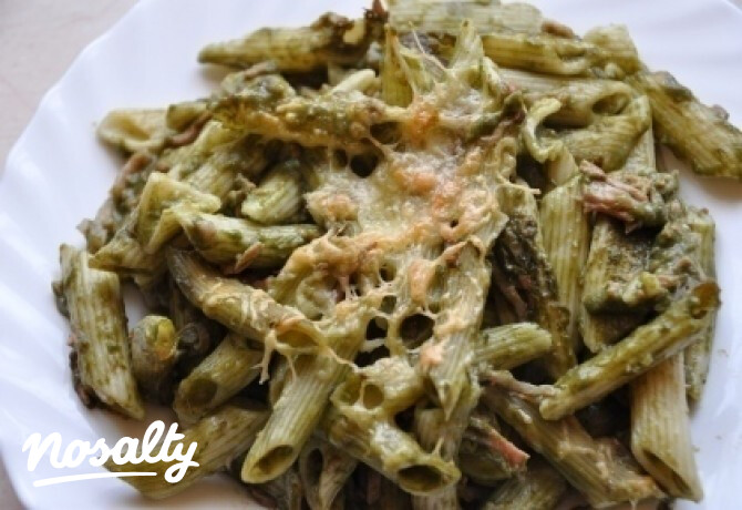 Spenótos-kecskesajtos penne 2.