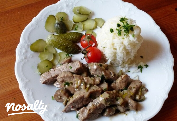 Stroganoff sertésfiléből