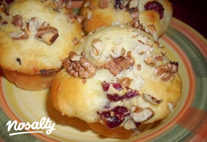 Áfonyás muffin 3. - túrós