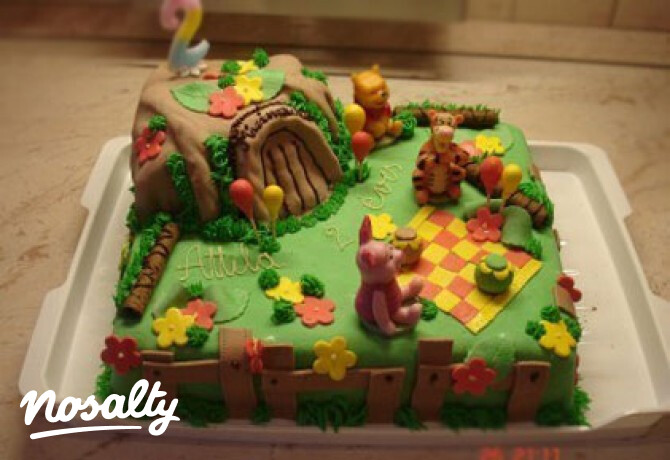 Micimackós torta Attilának