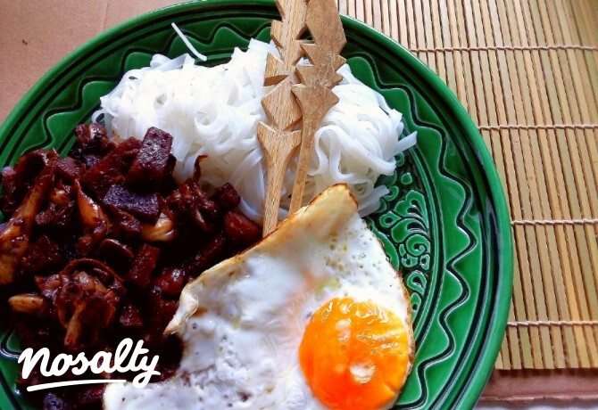 Koreai feketebab-szószos tészta - Jajangmyeon