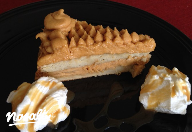 Gluténmentes karamelltorta