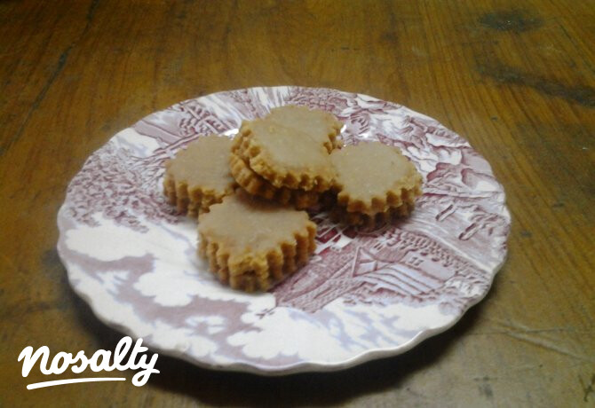 Diós kekszes kockák