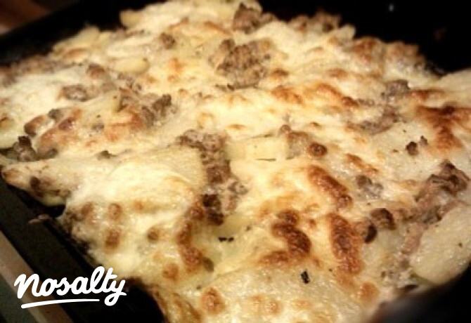 Carbonara rakott krumpli
