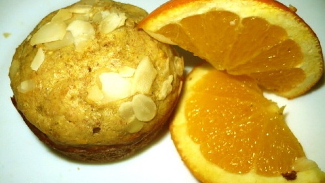 Diétás narancsos mandulás muffin