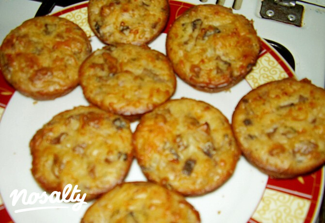 Gombás muffin Eszter konyhájából