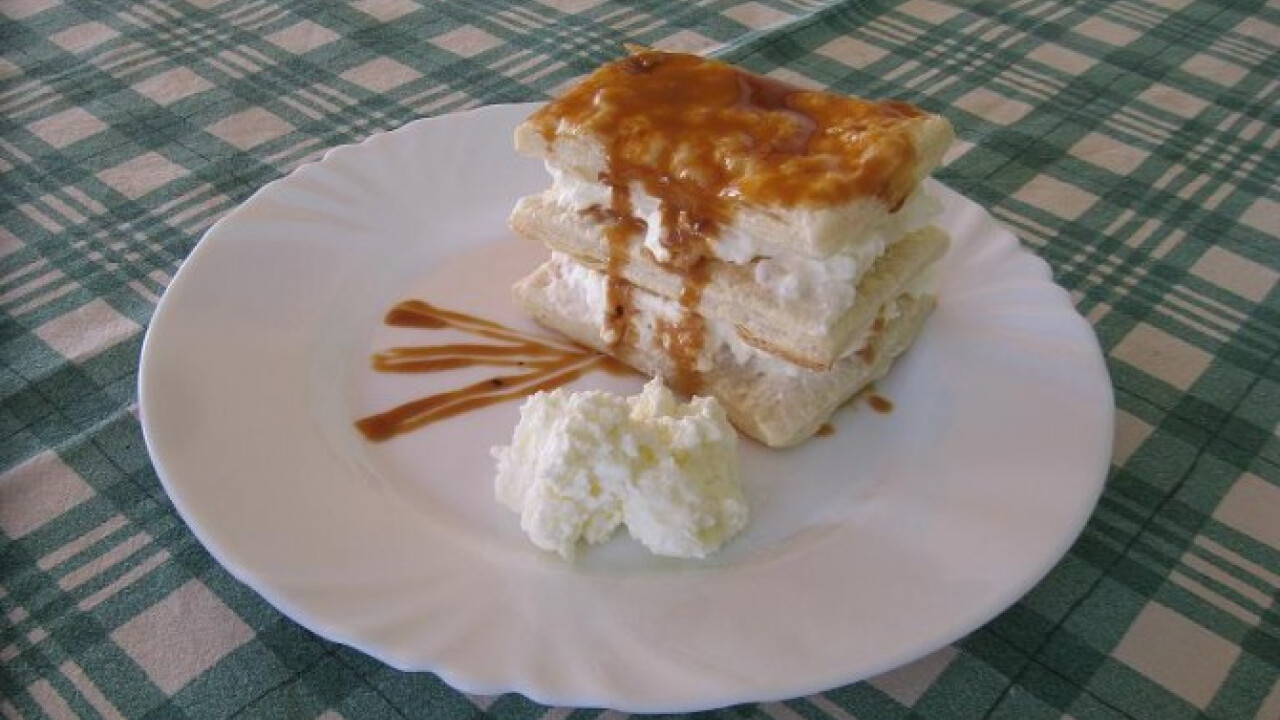 Karamellás mille-feuille