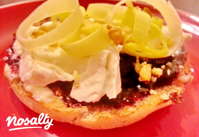 Kecskesajtos toast angolosan
