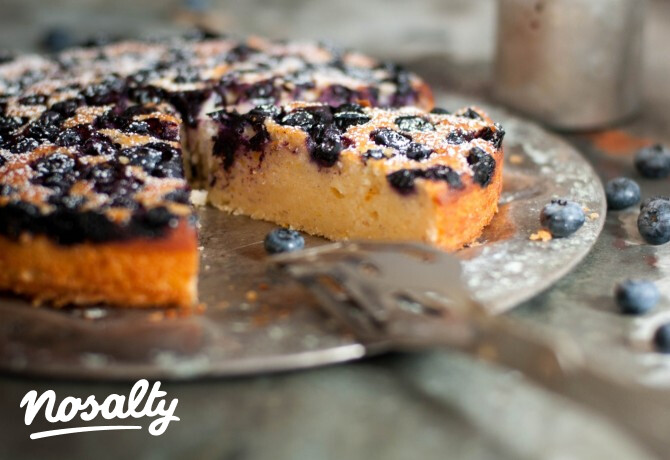 Ricotta torta áfonyával