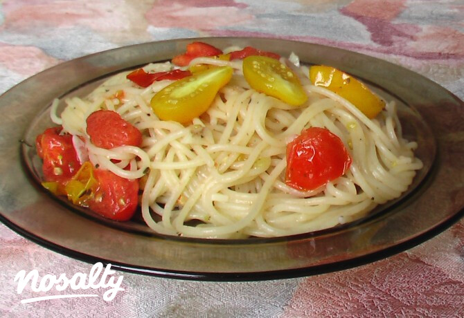 Egyszerű paradicsomos spagetti