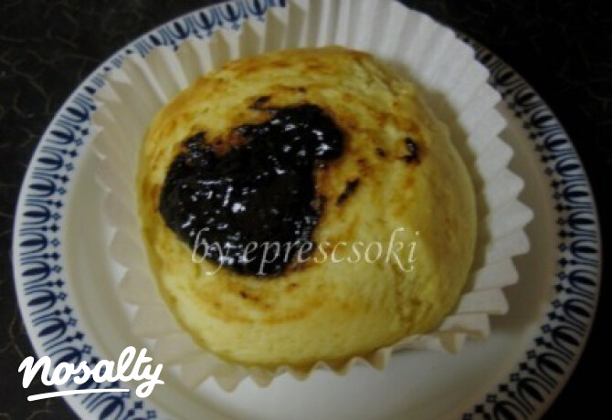 Szilvalekváros csufi muffin