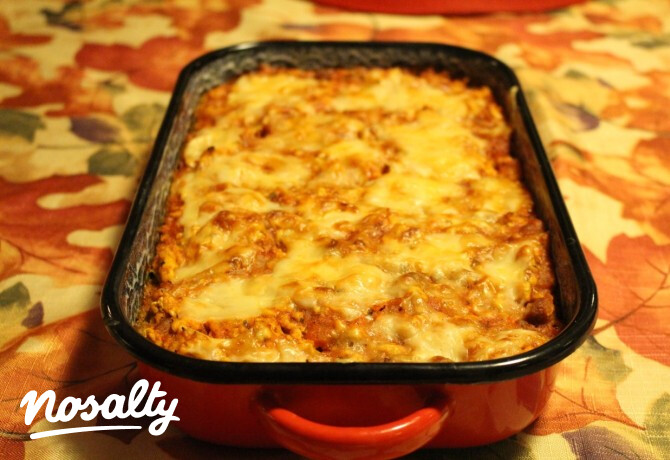Padlizsános rakott ragu