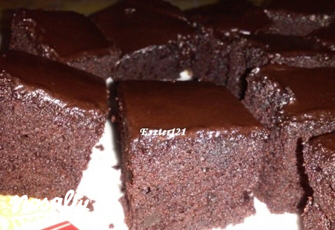 Brownie natúr joghurttal