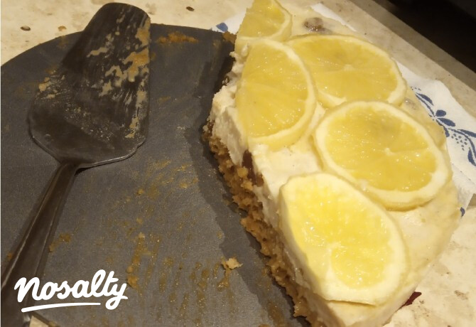 Sütésmentes citromos torta