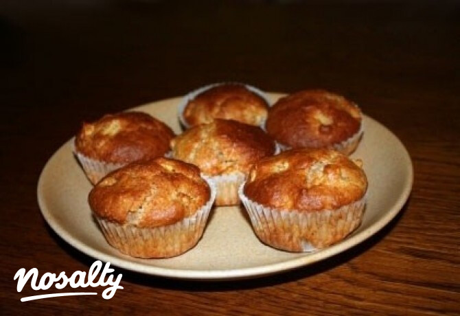 Fahéjas-almás muffin