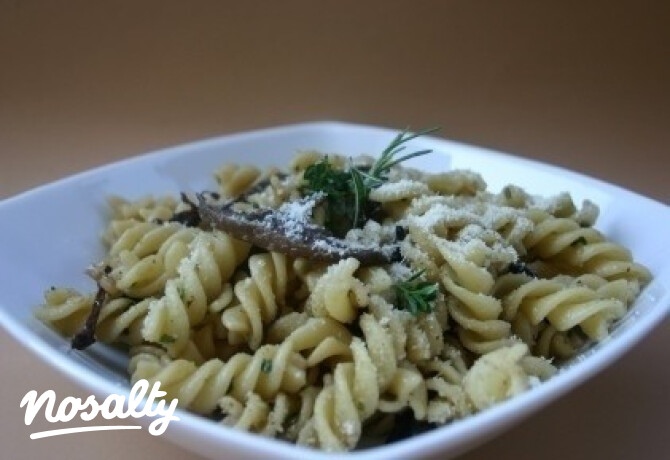 Gombás fusilli