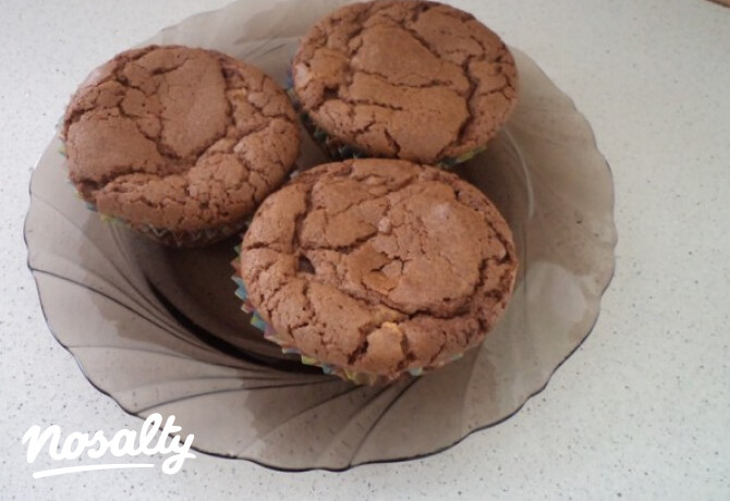 Duplán csokis muffin