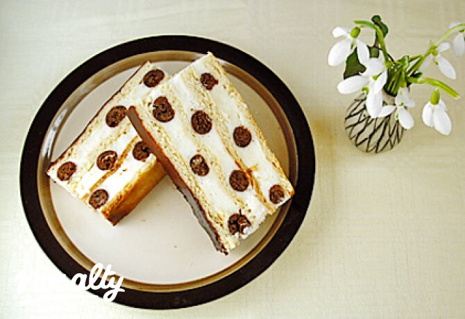 Vaníliás szelet Piroska konyhájából