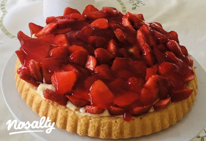 Epertorta mascarponekrémmel