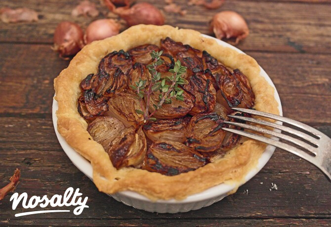 Shalott hagymás pite