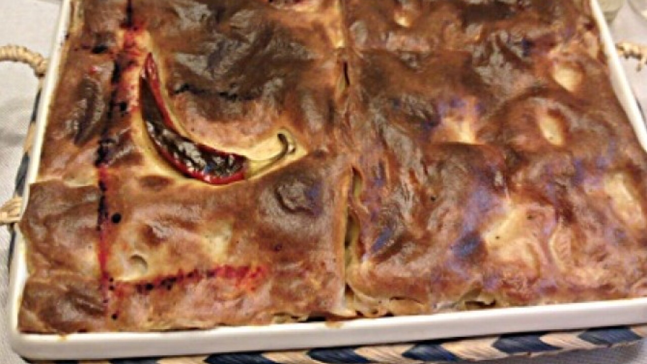 Mexikói lasagne vörösbabbal