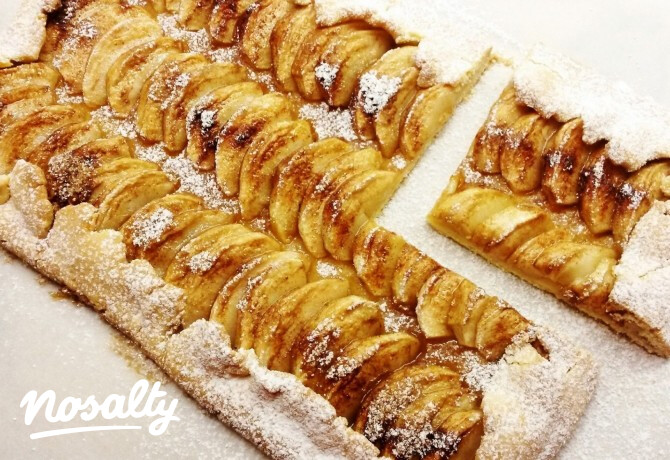 Almás szelet hanyag eleganciával
