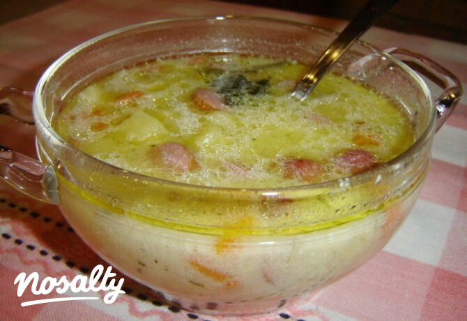 Virslis-zöldséges burgonyaleves