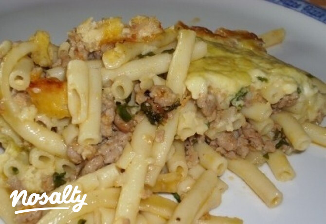 Makarónifelfújt bechamel-szósszal
