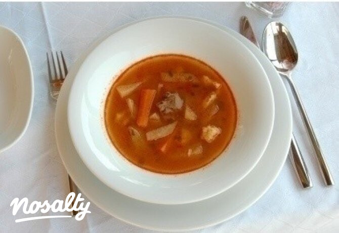Karalábéleves